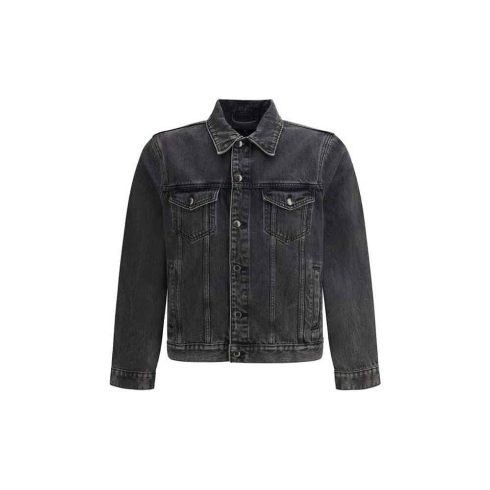 7FOR Gray Cotton Denim Men's Jacket